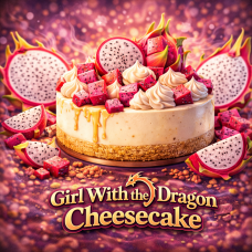 Girl With the Dragon Cheesecake